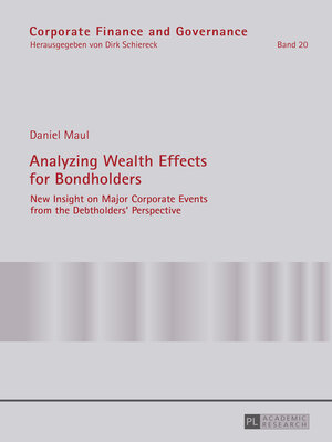 cover image of Analyzing Wealth Effects for Bondholders